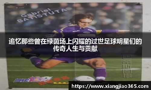 追忆那些曾在绿茵场上闪耀的过世足球明星们的传奇人生与贡献